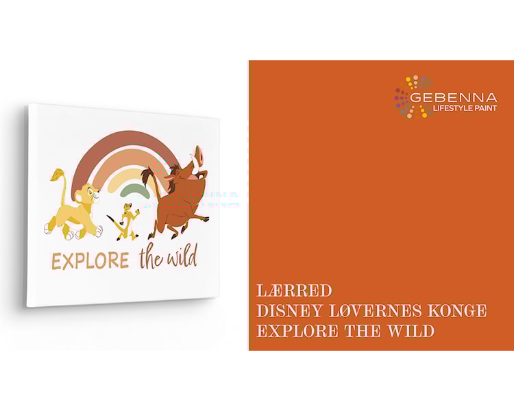 Lærred Disney Løvernes Konge Explore the Wild